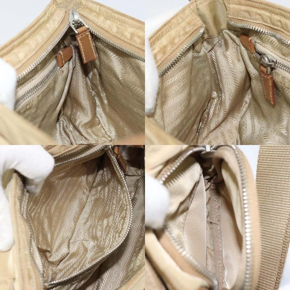 Prada Nylon Shoulder Bag Beige - Picture 14 of 14